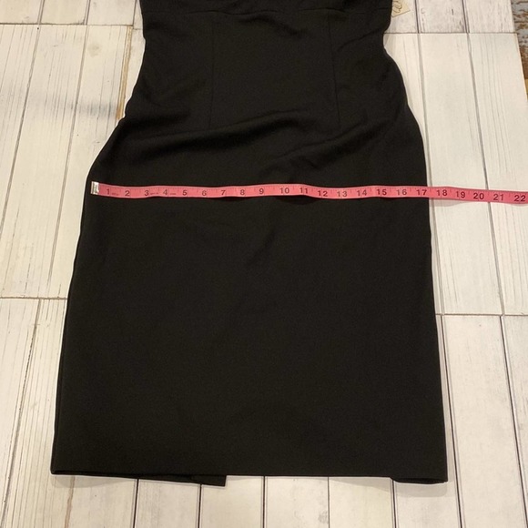 Eliza J Sequin Balloon-Sleeve Sheath Dress Black size 4 New!! - Picture 5 of 12